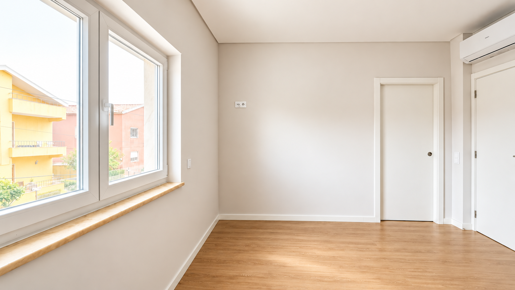 Room with wooden flooring in Queijas — view 06